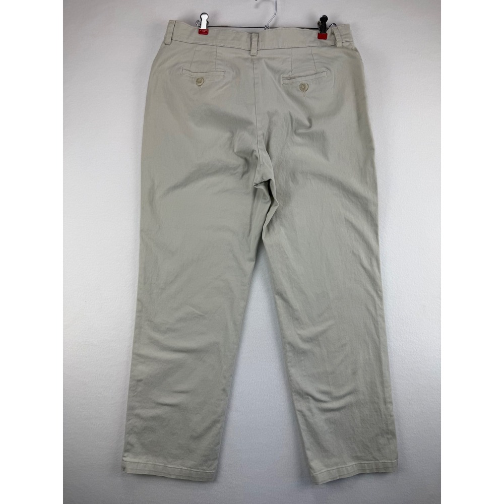Lee At The Waist Khaki Pants Womens 16Long Straight Leg Chino Beige COY-Y905-011 - Picture 8 of 8